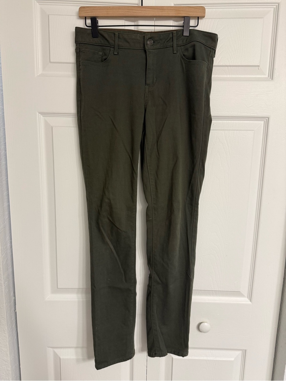 EDDIE BAUER Olive Green Women's Jeans